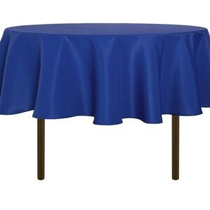 Elegant Blue Tablecloth